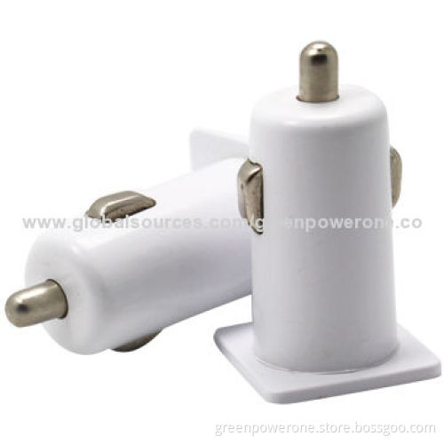 5V/1A Single USB Car Chargers with CE/FCC Mark, Over-voltage Protection